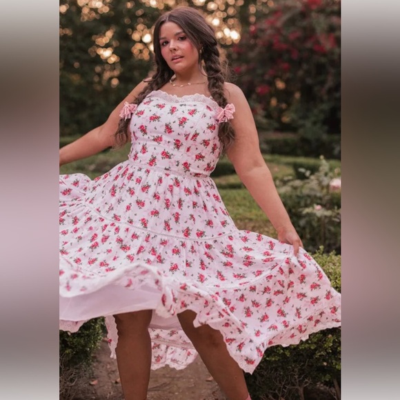 JessaKae Dresses & Skirts - JessaKae The Madeline Romantic Floral Maxi Tiered Vintage Charm Sundress Size XL